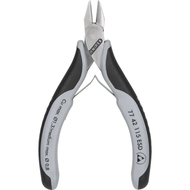 KNIPEX 77 42 115 ESD Elektronik-skævbider 115 mm