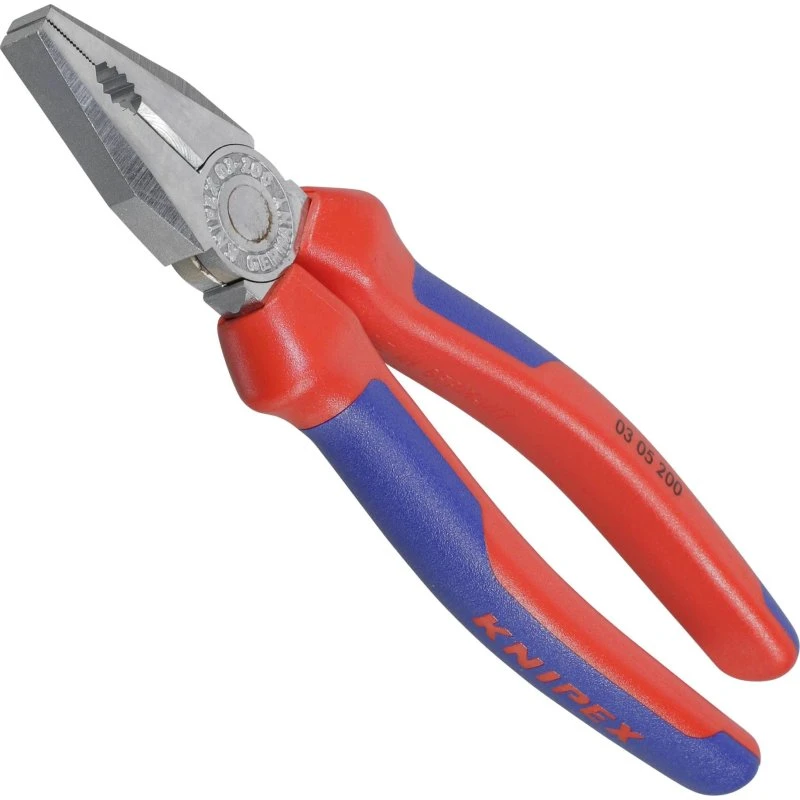 Knipex 03 05 200 Kombinationstang 200 mm Rød/Blå