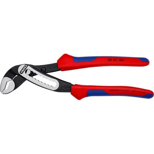 KNIPEX Alligator® Vandpumpetang 180 mm, flerkomponent-håndtag