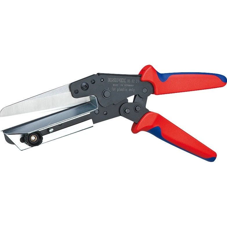 Knipex 95 02 21 Saks til kunststof kanaler, 110 mm knivlængde