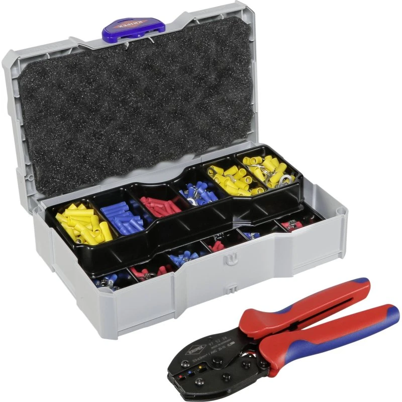 KNIPEX Crimp-sortiment 97 90 2 med kabelforbinder