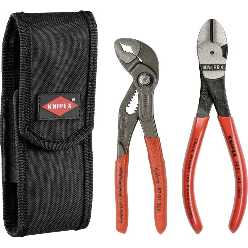 KNIPEX 00 20 72 V02 Mini-tangsæt med bælteetui
