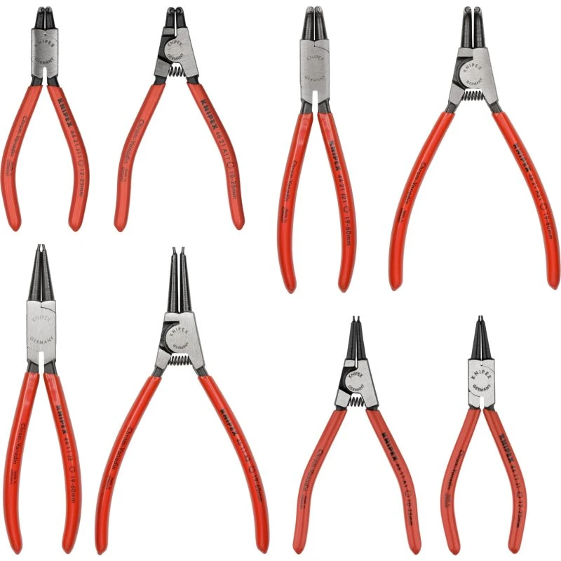 Knipex Låseringstænger-sæt 8 dele