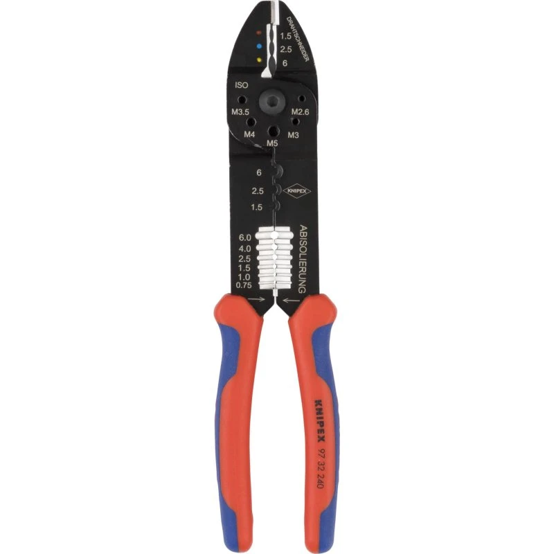 KNIPEX 97 32 240 Crimptang 240 mm sort lakeret