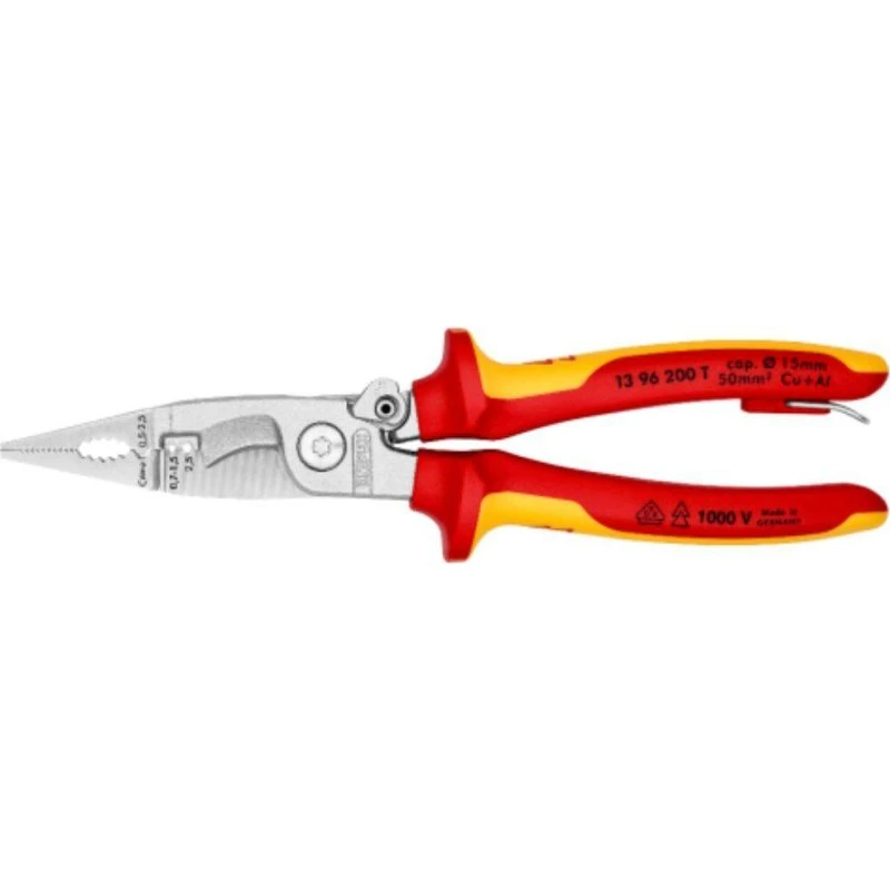 KNIPEX 13 96 200 T Isoleret Kombitang 200 mm, VDE