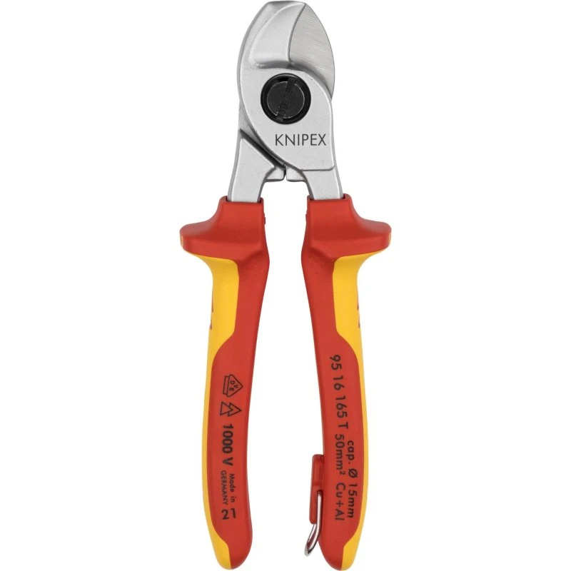 Knipex 9516165T Isoleret Kabelsaks 165 mm, 1000V