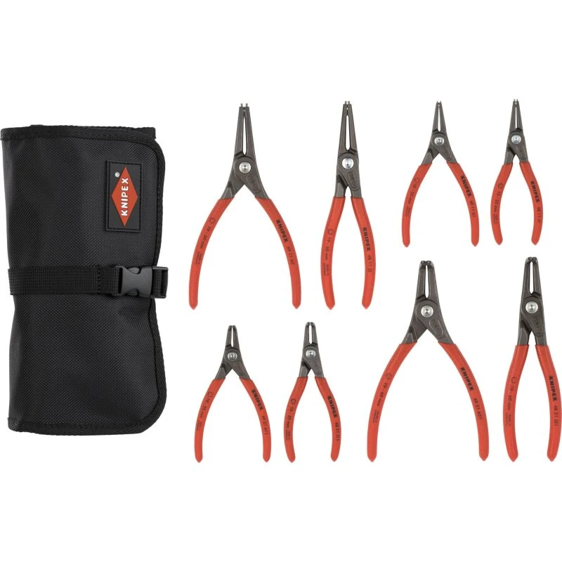 KNIPEX 00 19 58 V02 Låseringstænger-sæt, 8 dele