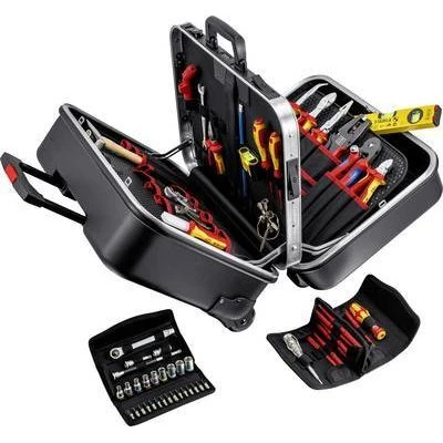 Knipex BIG Twin Move Elektro Værktøjskasse – 63 dele