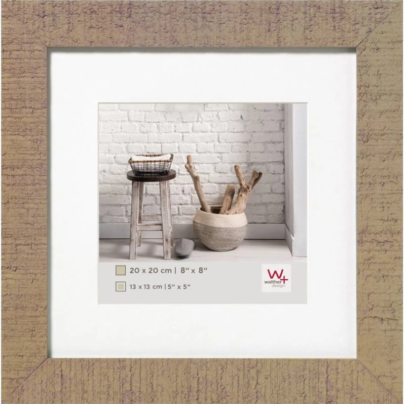 Walther Design Home Fotoramme 40x40 cm Brun