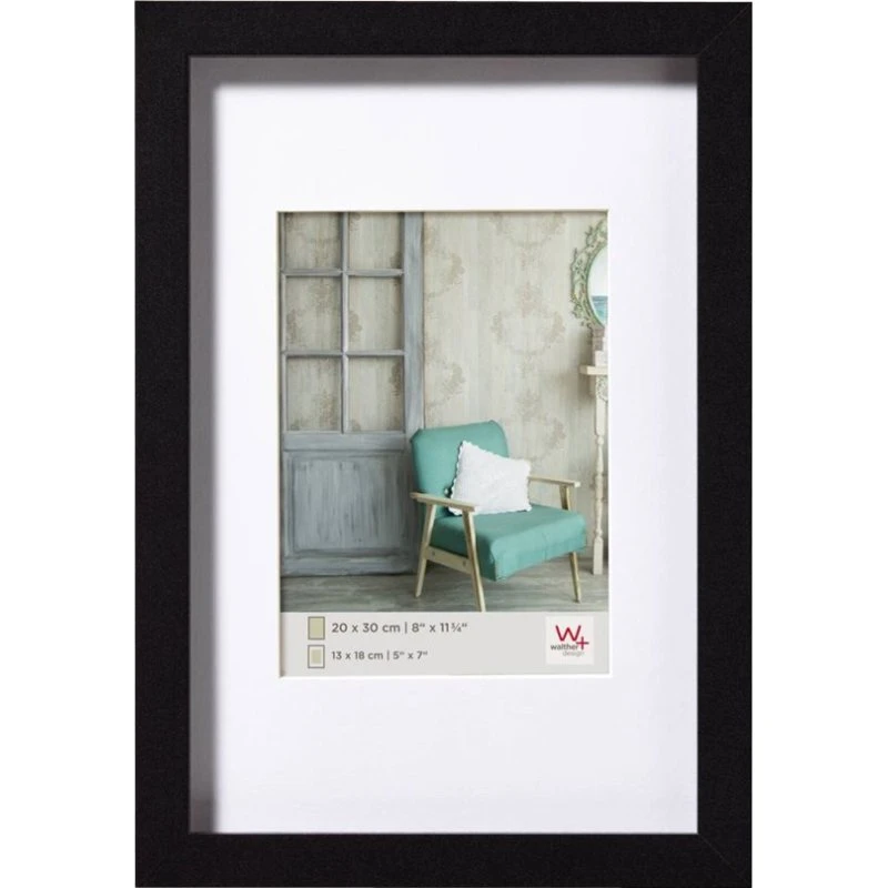 Walther Design Stockholm Fotoramme 30x40 cm Sort