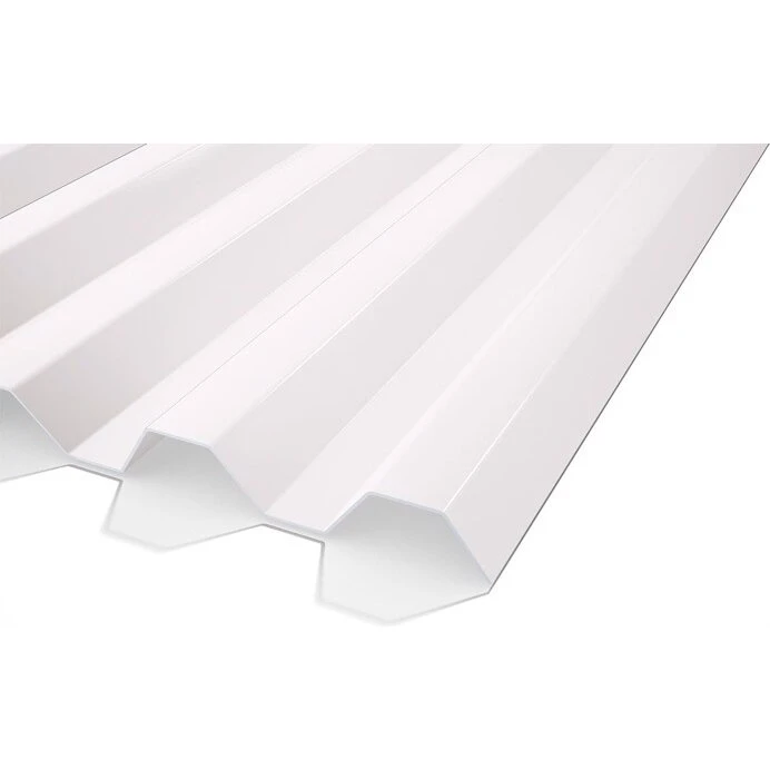 gop Esslon Trapezplade 75/20 Opalhvid PVC 4 m