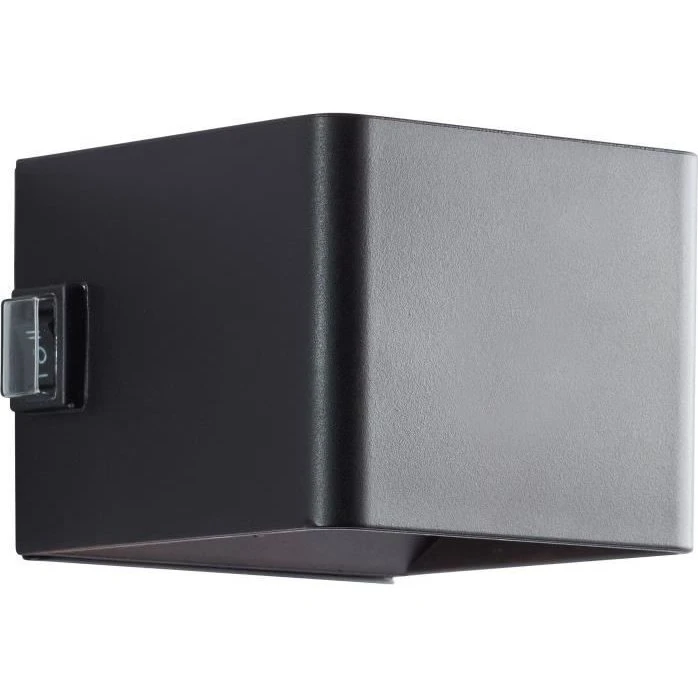 ISEO Brilliant Magnetisk Udendørs Væglampe, Sort, 4W, USB-Genopladelig