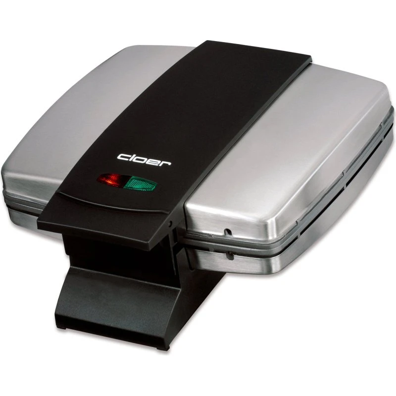 Cloer Sandwich Toaster 2 Stk. - Grå/Sort, 930W