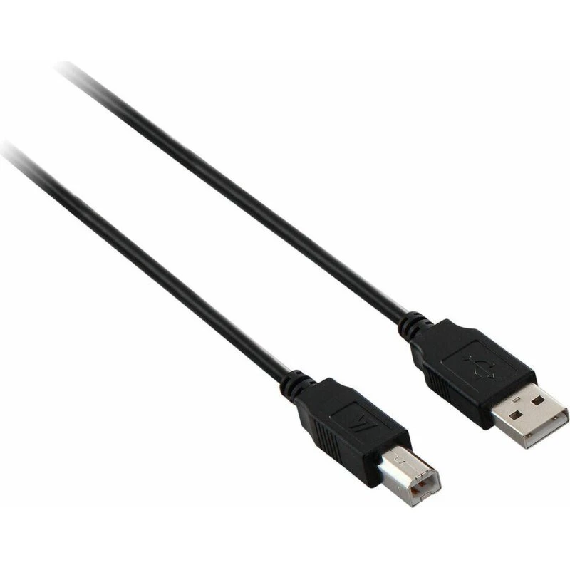 V7 USB-kabel Micro-B til USB-A, sort 3 m