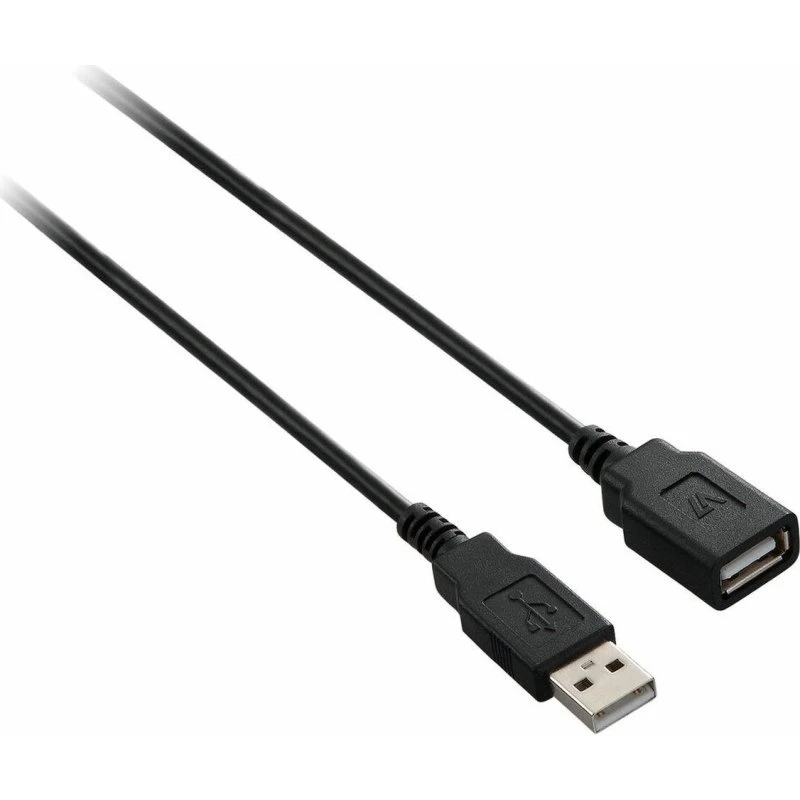 V7 USB 2.0 Forlængerkabel 1,8 m Sort