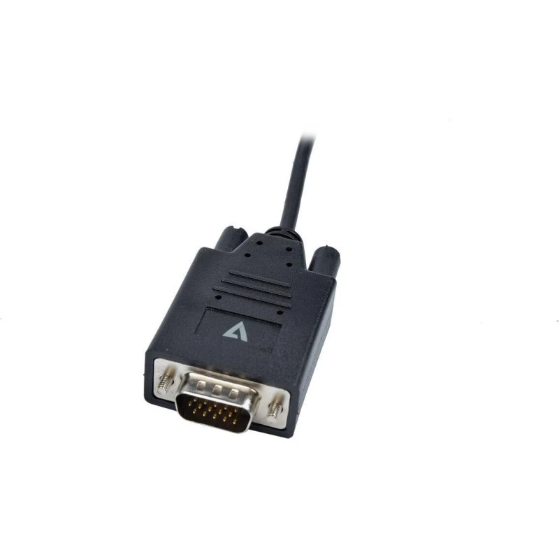 V7 USB-C til VGA-kabel 2 m, sort