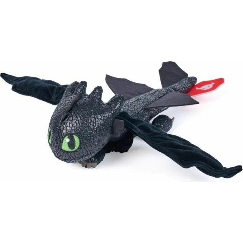 Spin Master Deluxe Krokmou - Drage 30 cm, sort