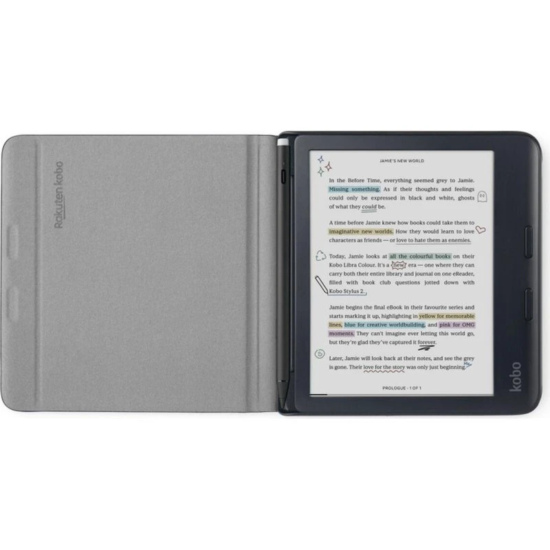 Kobo Libra Colour SleepCover Flipomslag, sort