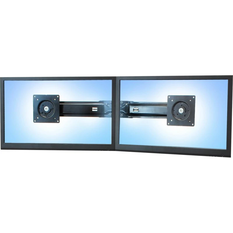 Ergotron Monteringssæt 2 LCD displays 17"-24" - sort