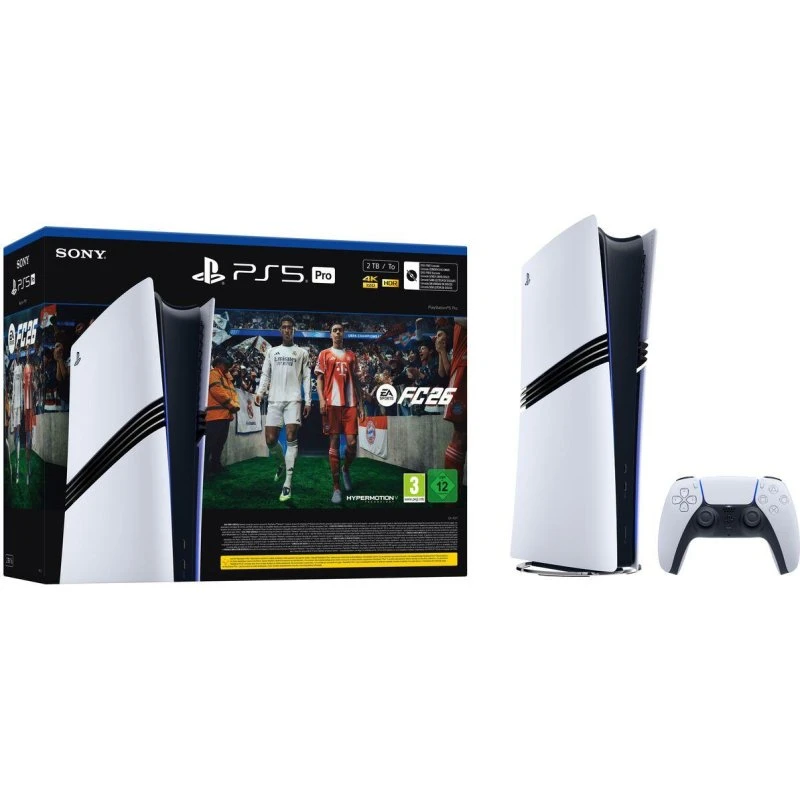 Sony PS5 Pro Bundle Hvid 2 TB SSD