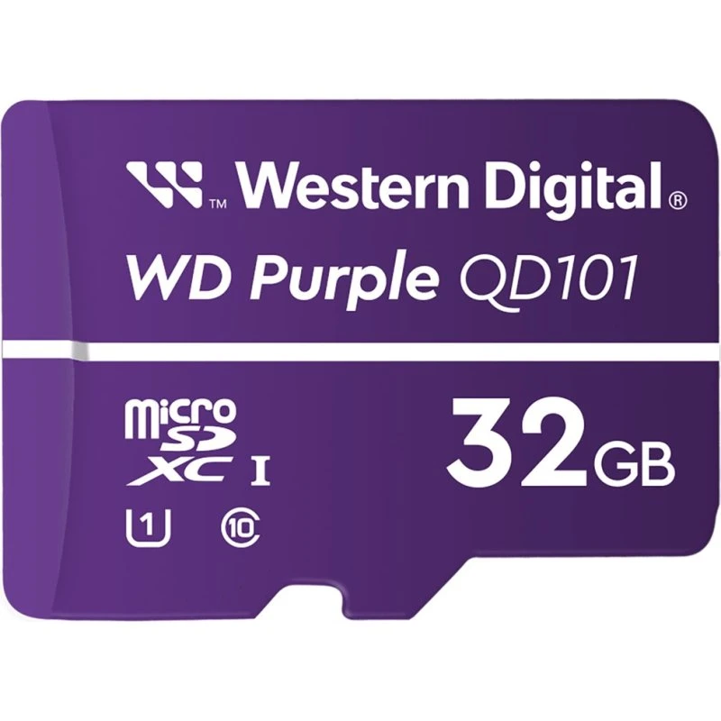 WD Purple microSDXC 32GB UHS-I U1, lilla