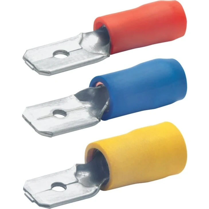 Klauke 820 Fladstik isoleret 6,3x0,8 mm 0,5-1 mm² (100 stk)