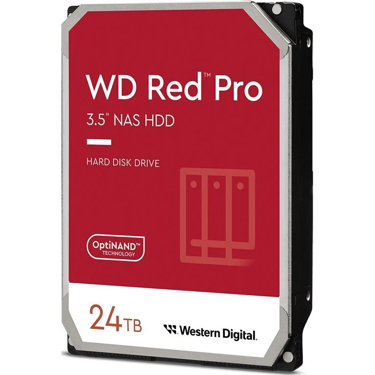 WD Red Pro WD241KFGX 24TB 3.5" SATA-600 7200 RPM