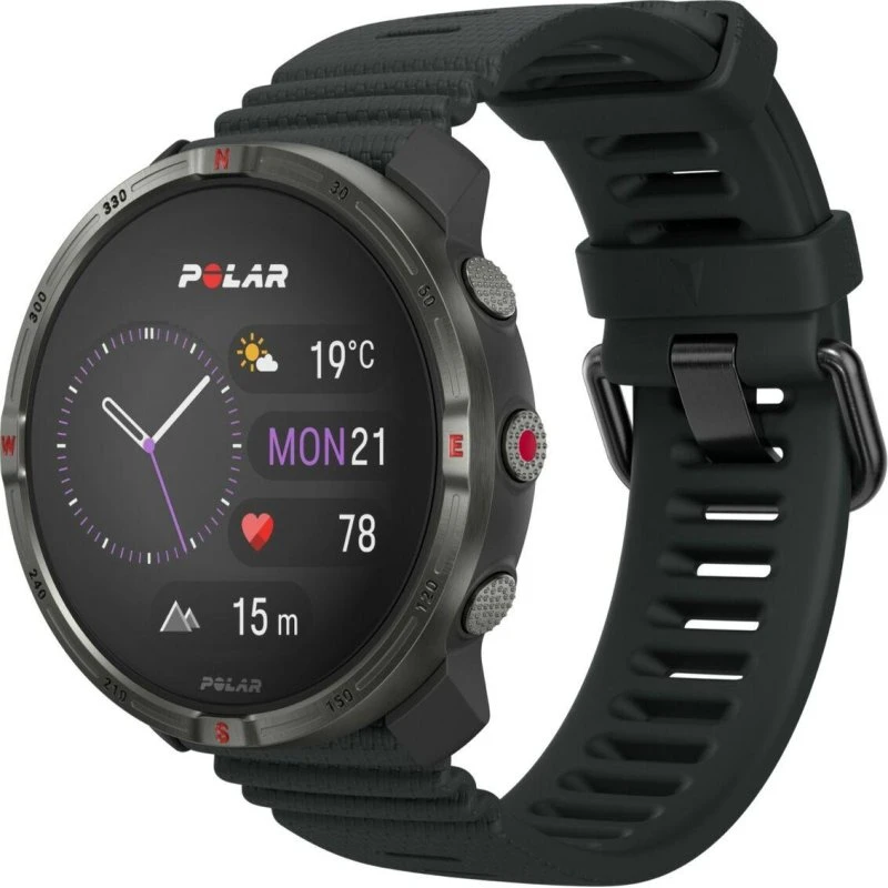 Polar Grit X2 Smartwatch, Sort, S-L