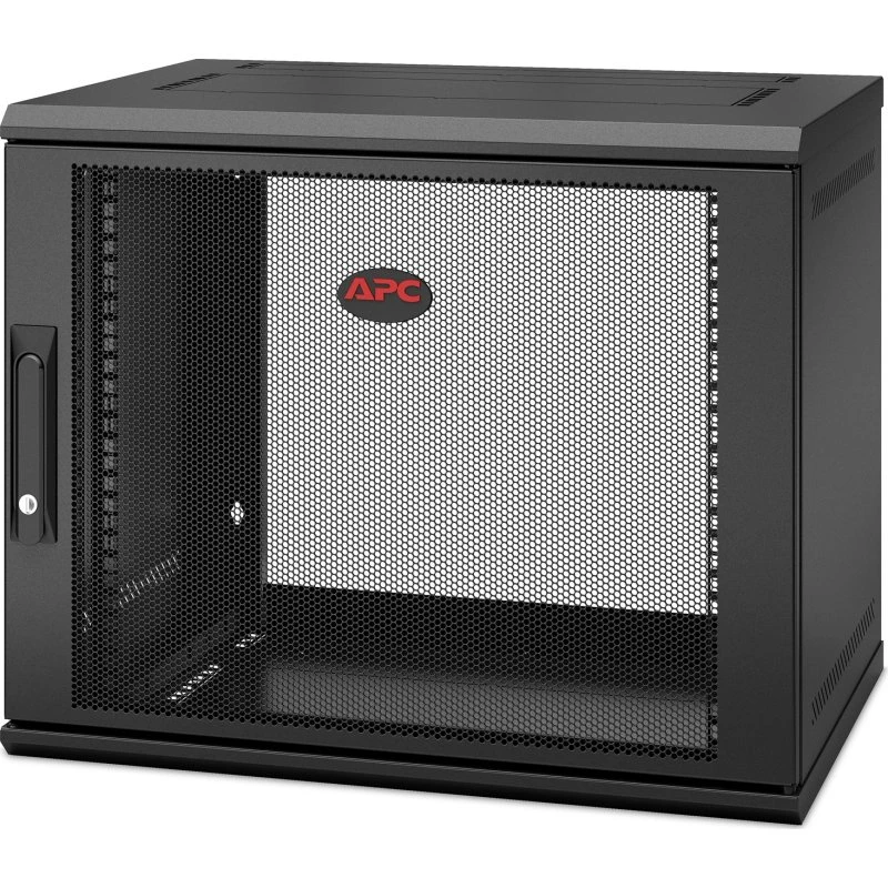 APC NetShelter WX AR109SH4, 9U Vægmonteret Kabinet, Sort
