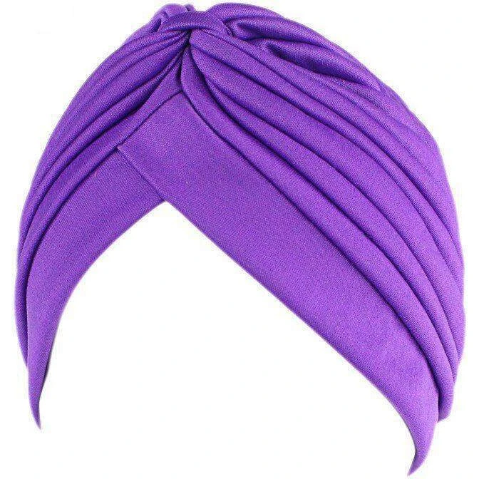 Lilla Elastisk Turban – Damemodel, 48-60 cm