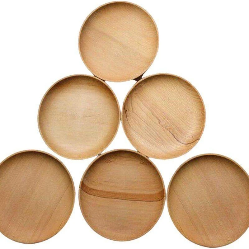 Tallere i træ – 15 cm, 4 stk, brun
