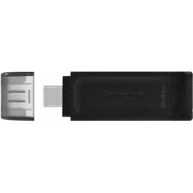 Kingston DataTraveler 70 64 GB USB-C Sort