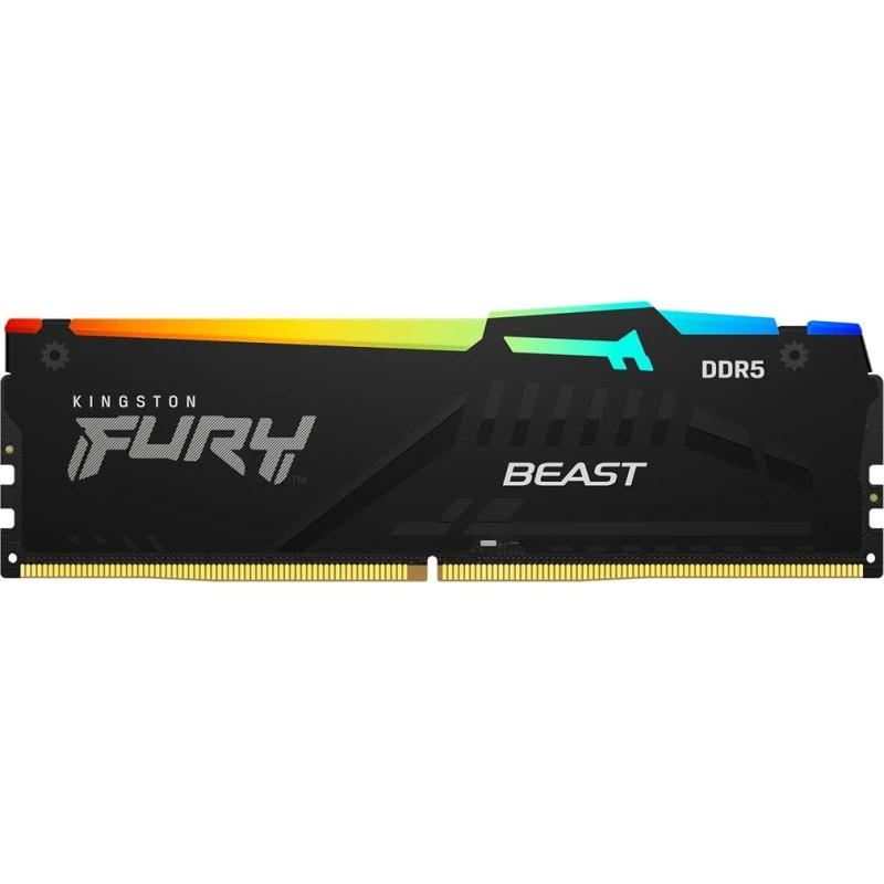 Kingston FURY Beast RGB DDR5 5600MHz 16GB CL40 Sort