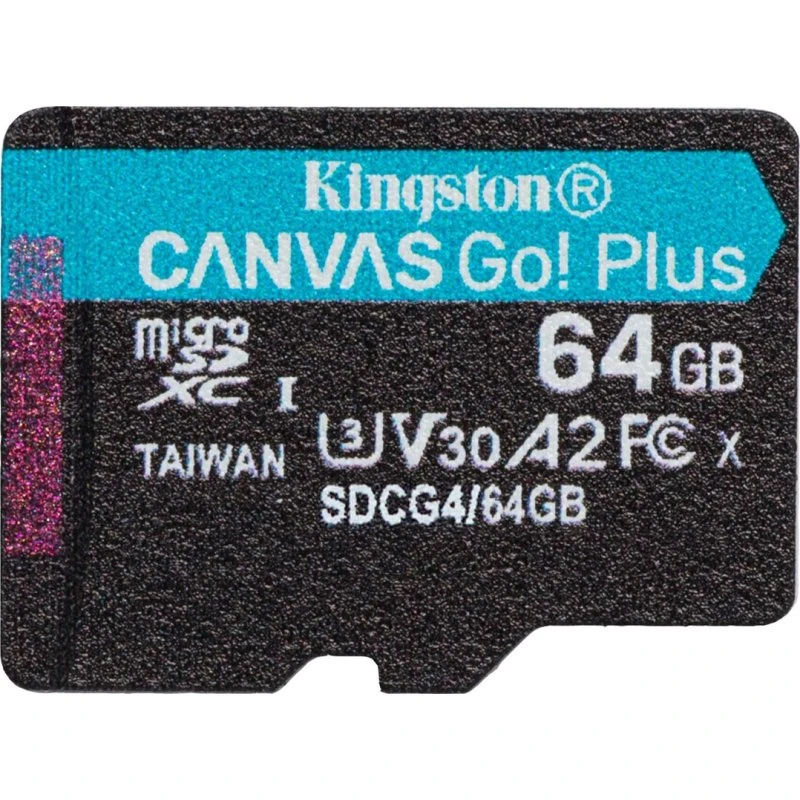 Kingston Canvas Go! Plus microSD 64GB 200MB/s