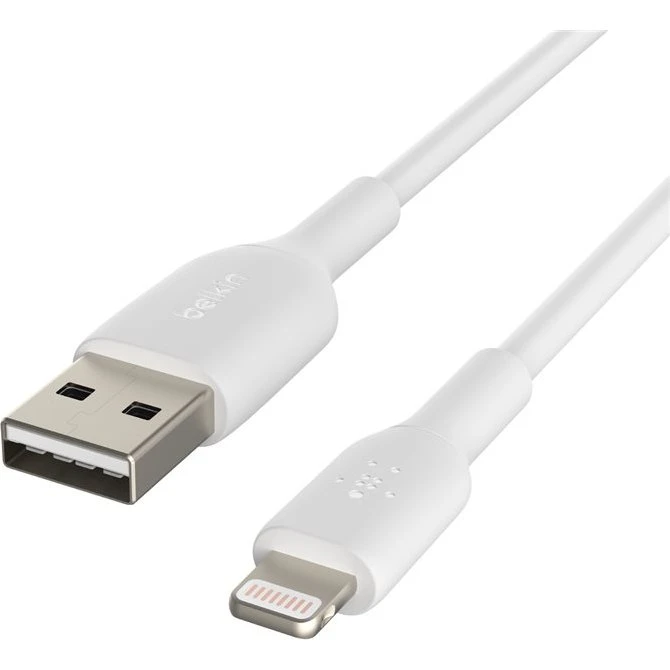 Belkin BoostCharge Lightning-kabel 3 m, hvid