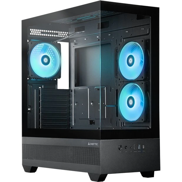 Chieftec Vista Midi Tower - Sort, uden strømforsyning