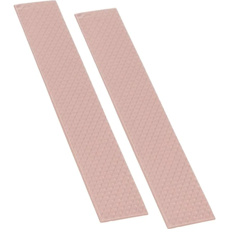 Grizzly Minus Pad 8, 2-pack, rødbrun, 120×20×1 mm