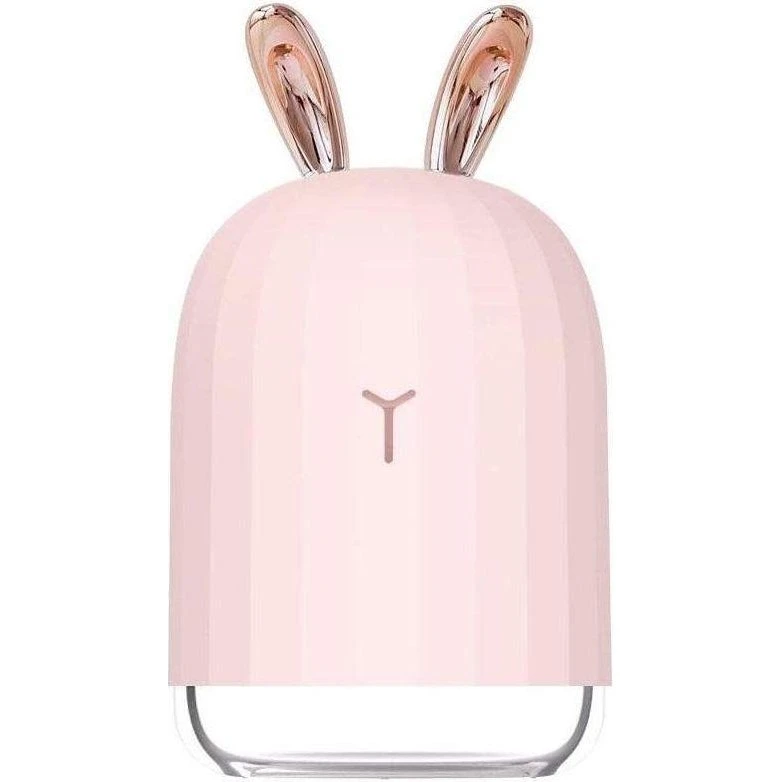 Lovely Humidifier Kanin-Lyserød, Luftfugter med 7-farvet belysning