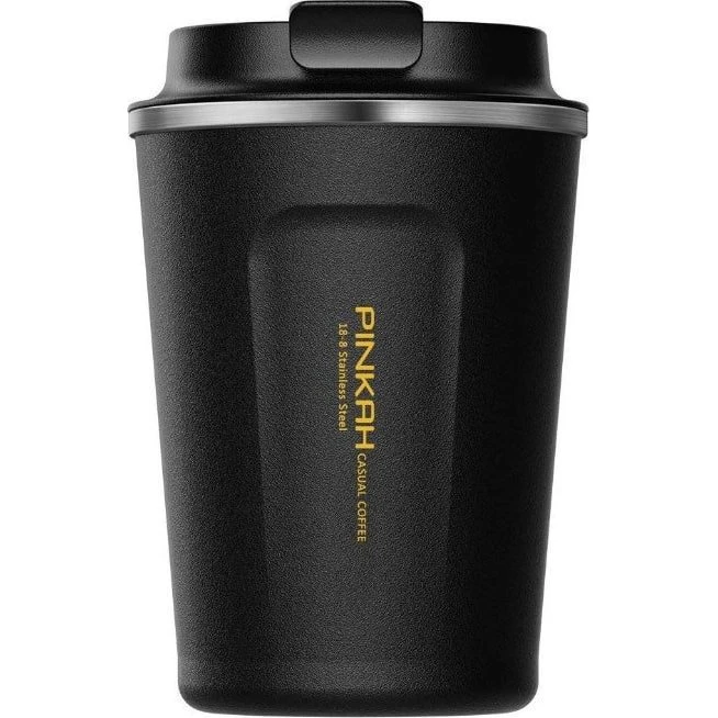 Termokrus i rustfrit stål – Sort, 450 ml