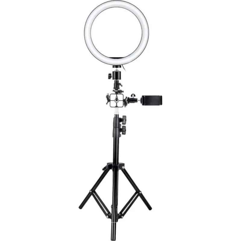 Lumina Ring Light 26 cm med stativ og mobilholder