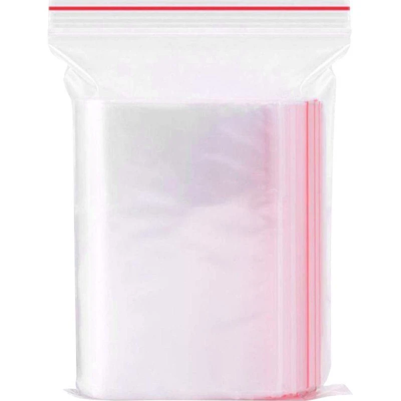 100x Ziplock Tasker 18 x 26 cm, Gennemsigtig