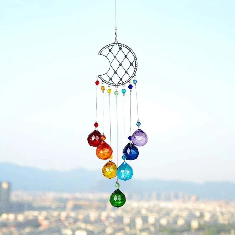 Light Catcher - Krystallysfanger i K9-krystal, 40 cm, flerfarvet