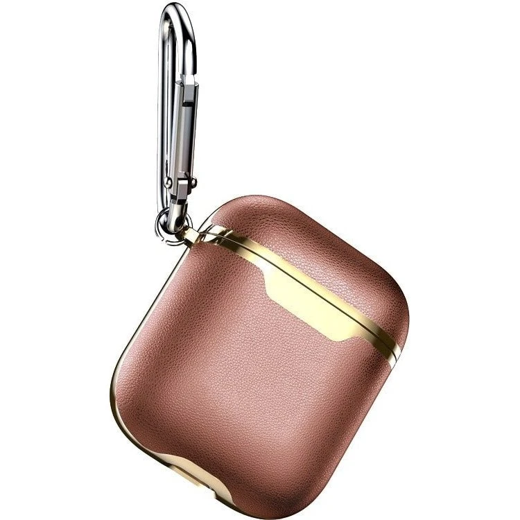 Beskyttelsesetui til AirPods Etui - Brun/Guld