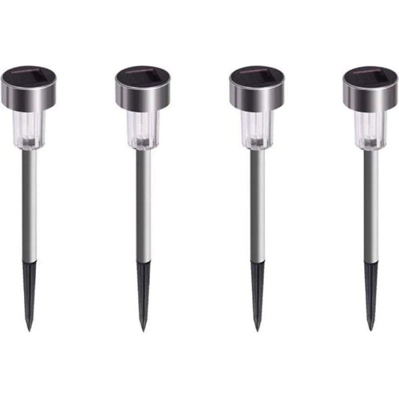 4x Solcelle Havelamper - LED, vejrbestandige, 6-8 timer lys
