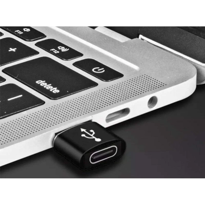 Trådløs USB-C til USB-A-adapter, Sort