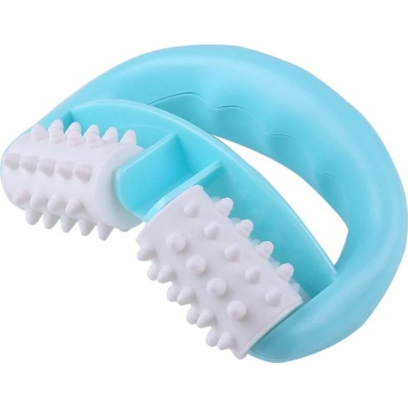 Lumina Cellulite Massage Tool – Lyseblå med Hvide Ruller