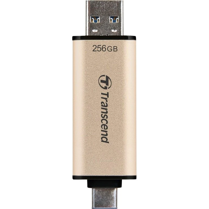 Transcend JetFlash 930C 256 GB USB-C/USB-A Guld