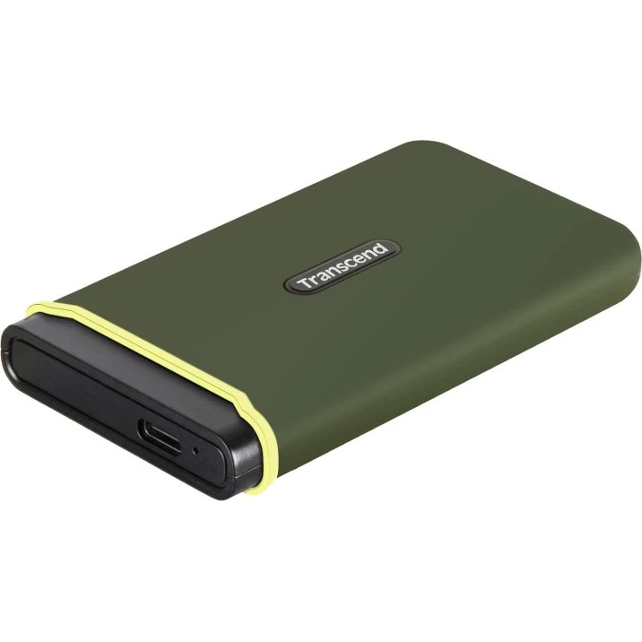 Transcend ESD380C Bærbar SSD 2TB USB-C, Militærgrøn