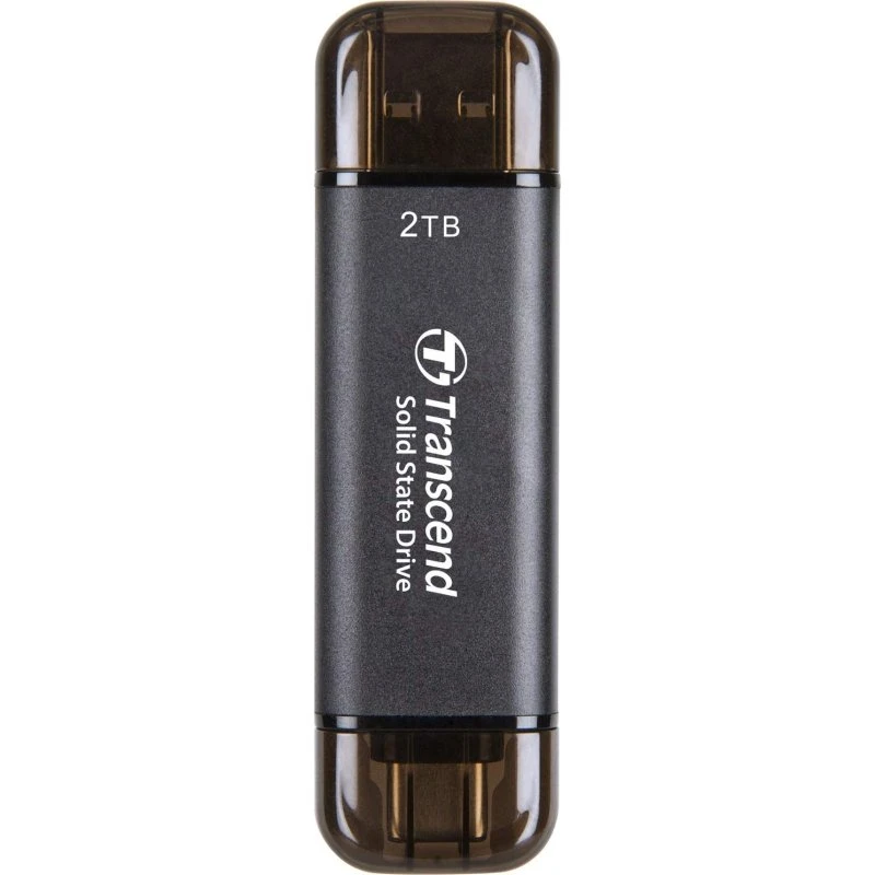 Transcend ESD310C 2TB USB-C Bærbar SSD Sort