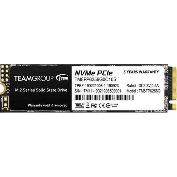 Team Group MP33 256 GB M.2 NVMe SSD PCIe 3.0 x4